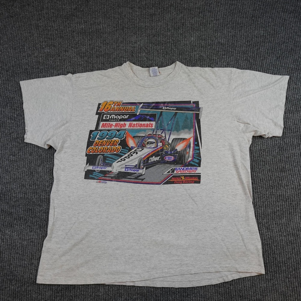 Vintage Mopar Mile-High Nationals Shirt Mens 2XL 1994 Denver NHRA Drag Racing